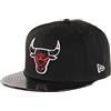 New Era Chicago Bulls NBA Trophy Sidepatch Black Red 59Fifty Basecap - 7 3/8-59cm (L)