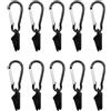 Bottone 10 clip antivento per tende da sole per teloni stringono la presa con moschettone clip per tenda da campeggio all'aperto tende da campeggio morsetti per tende da campeggio stringono