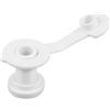 Luxshiny Kit di Tappi di Scarico per Raffrescatore Bianco in Plastica con Asta Lunga da 1,5 Pollici per Campeggio e Aree Esterne, Drenaggio Rapido Incluso