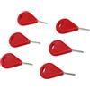 Tsophreniq 6Pcs Tavola Da Surf Pinna Esagonale Tavola Da Surf Pinna Universali Tavola Da Surf Sport Acquatici Attrezzature Per Sport Acquatici Attrezzature