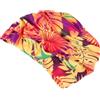 VILLCASE 2 Cappucci Nuoto Donna Bambina in Nylon Elastico Motivo Unico Arancia Protezione Capelli Confortevole Accessorio Piscina Sport Acquatici
