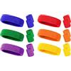 Kellegour 6 Paia Polsini Tennis Anni 80,Set di Fasce Per Il Sudore,Fascia Sudore Neon,Polsini Tennis Sweatband Retro,Fascia per Sudore Neon Anni per Palestra,Arrampicata,Tennis,Allenamento,Corsa