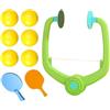 Générique Set da tennis da tavolo da porta, portatile, kit di allenamento da 7,87 x 10,24 pollici con racchette e palline, supporto per porta facile da installare, giocattolo da allenamento leggero con gioco