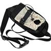 Generic Marsupio per uomo e donna, con portabottiglie d'acqua, zaino in nylon con coulisse, borsa a tracolla versatile per corsa, ciclismo, viaggi