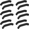 VILLCASE Copri Leva Freno Bici Grip Confortevole 6 Paia Nero in TPR Resistente alle Intemperie Coperture Antiscivolo per Manopole Freno per Mountain Bike e Scooter