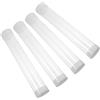 Luxshiny 4 Pezzi Scatola Porta Oggetti Plastica Cilindrica per Palline da Golf, Resistente All'umidità Interno Antigraffio, Capacità 6 Palline, Impilabile per Esposizione o Confezione