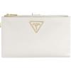 GUESS portafoglio Laurel II SLG Double Zip Organizer Bone avorio