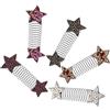 MUCKLILY Set da 5 Pinze per Chioma Invisibili a Forma di Stella in Plastica, Facili da Usare e Tengono i Chioma Saldamente, per Acconciature Eleganti e Quotidiane