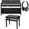 Yamaha YDP-S35B Arius Pianoforte 88 T. Pesati + Proel PB90SBBBK + Yamaha HPH-50B