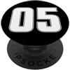NUMBERED SPORTS ATHLETIC TEAM JERSEY DOU MAGLIA SPORTIVA NUMERO 05 ZERO FIVE ANNO 2005#05 ANTERIORE E POSTERIORE PopSockets PopGrip Adesivo