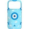 Greek Eye Aesthetic Art Gifts Custodia per iPhone 17 Pro Simbolo greco blu malocchio