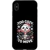 Holiday Lover Christmas Panda Custodia per iPhone XS Max Troppo accogliente per spostare Natale Panda Holiday