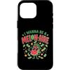 Cute Fruit Cartoon Joke for Food Lovers Custodia per iPhone 16 Pro Max Divertente cibo gioco di parole anguria melonaire amante dei soldi