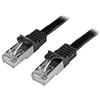 StarTech Cavo Ethernet Cat6 5m Antigroviglio Schermato SFTP, Poe, Nero