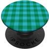 Preposh Verde e Blu Gingham Preppy Estetica Girly Trendy PopSockets PopGrip Adesivo