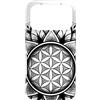 Esoteric Empyre Custodia per iPhone 17 Pro Geometria sacra esagonale circolare Mandala fiore della vita