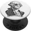 Funny Presidents Day Tees George Washington USA Occhiali da sole PopSockets PopGrip Adesivo