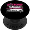 Mud Run Marathon Outfits Schlammlauf Des Se trovato a terra Muddy Race Schlammlauf Mud Run PopSockets PopGrip Adesivo