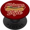 Detour Shirts Chicago Style Hot Dog Amante Estate Vintage Foodie PopSockets PopGrip Adesivo