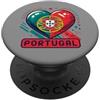 YO! Vintage Portoghese Banner Fan Portogallo Bandiera Cuore Retro PopSockets PopGrip Adesivo
