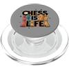 THE BEST CHESS PRODUCTS Chess Is Life Master Player Lover Insegnante Esperto Citazione PopSockets PopGrip per MagSafe