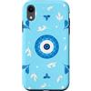 Greek Eye Aesthetic Art Gifts Custodia per iPhone XR Simbolo greco blu malocchio