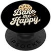 Therapeutic Baking Stress Relief Baking Cottura come terapia Comfort Cottura e relax Cura di sé PopSockets PopGrip Adesivo