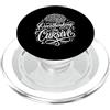 Introvert Mental Health Brain Designs Pensiero eccessivo di ansia pensare troppo in corsivo PopSockets PopGrip per MagSafe