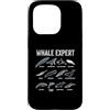 Ocean Life Marine Biology Whale Species Custodia per iPhone 15 Pro Whale Expert - Gattera Beluga Narvalo, colore: Blu