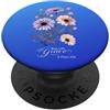 Bible Verse 2 Peter 3:18 La fede fiorisce qui - Crescere con Grazia Scrittura Arte PopSockets PopGrip Adesivo