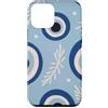Greek Symbols Evil Eye Pattern Gifts Custodia per iPhone 12 mini Motivo malocchio greco blu