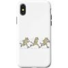 Funny Jogging Runner Sarcasm Gift Idea M Custodia per iPhone X/XS Divertente gattino da corsa sarcastico jogging gatto umorismo