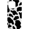 Cow Black White Gifts Custodia per iPhone 14 Pro Max Stampa Motivo Mucca Nero Bianco