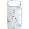 Floral Aesthetic Flower Botanical Gifts Custodia per iPhone Air Fiocco di neve blu fiori ditsy floreale