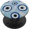 Greek Symbols Evil Eye Pattern Gifts Motivo malocchio greco blu PopSockets PopGrip Adesivo