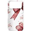 Coquette Aesthetic Ribbon Bow Gifts Custodia per iPhone 17 Pro Max Nastro vintage con fiocco bordeaux