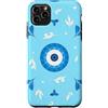 Greek Eye Aesthetic Art Gifts Custodia per iPhone 11 Pro Max Simbolo greco blu malocchio