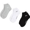 KARL LAGERFELD Donna K/Signature Sneaker Sock (3 Pack) Nero/Bianco/Grigio 35-38