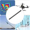 Tubo quadrato in fibra di carbonio, superficie opaca, versatile, tagliabile, 20