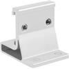 Lurrose Staffa Angolare Per Rotaia Scorrevole Fibbia Aggancio Laterale Supporto in Acciaio Inox Per Porta Soffietto Staffa Supporto Per Rotaia Guida