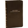 Thomas Nelson KJV Holy Bible: Pocket New Testament with Psalms and Proverbs, Brown Leatherflex, Red Letter, Comfort Print: King James Version