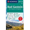 Kompass Carta escursionistica Kom 040. Bad Gastein, Bad Hofgastein, Dorfgastein: 4in1 Wanderkarte mit Panorama und Aktiv Guide inklusive Karte zur offline ... in der KOMPASS-App. Fahrradfahren. Skitouren.