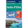Kompass Carta escursionistica Kom 2468 Isola d' Elba: Wander- und Fahrradkarte in einem - inklusive Offline-Verwendung in der KOMPASS-App. Wander-& Radwege