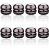 XIHIRCD 8 Pezzi Magneti per Hijab, Forti Hijab Pin Magnetico Bottoni Multiuso Spille Magnetiche Chiusura Magnetica per Sciarpa Spilla Senza Ago per Donna Abbigliamento Sciarpa (Argento)
