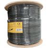 Gembird CAT6 UTP LAN cavo da esterno solido 305m nero, 305 m, Cat6, U/UTP (UTP), Schwarz