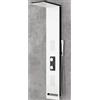 KARAG BIANCO NERO colonna doccia idromassaggio in alluminio 148 cm KARAG