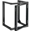 StarTech Rack per server per montaggio a parete - Rack di rete aperto 12U - Portata massima 68 kg - Telaio girevole a 180° - Acciaio al carbonio - Per dispositivi IT 48 cm - Nero. Portata 68 kg - Telaio girevole a 180° - Acciaio al carbonio - Per …