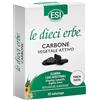 ESI - Le Dieci Erbe Carbone Vegetale Attivo, Integratore Alimentare con Estratti Vegetali, Combatte Gonfiore Addominale e Flatulenza, Effetto Pancia Piatta, Senza Glutine e Vegan, 30 Naturcaps