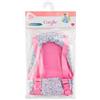 COROLLE 141830 MARSUPIO PORTA BAMBOLA MOTIVO FLOREALE CM.36
