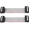 Create idea 2 cavi a nastro di controllo a nastro da 2,54 mm a 18 pin compatibili con AX-M136i AX-M76 AXM76 10 cm 2 x 9 pin